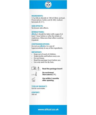 Saguna Silicol Gel 500ml - Relief for Digestive Discomforts - Buy Online on GoSupps.com