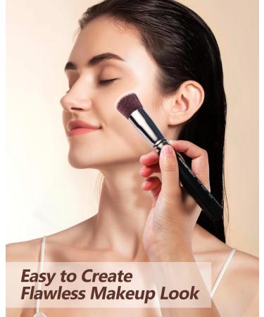 Flat Kabuki Foundation Brush - EIGSHOW Face Makeup Tool for Liquid and Cream Foundation - Kabuki Makeup F614 - Buy Online on GoSupps.com