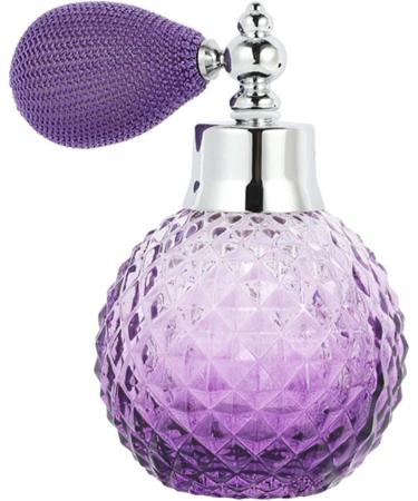 Daconovo 110ML Vintage Crystal Perfume Bottle White Short Atomizer Refillable Glass - Buy Online on GoSupps.com