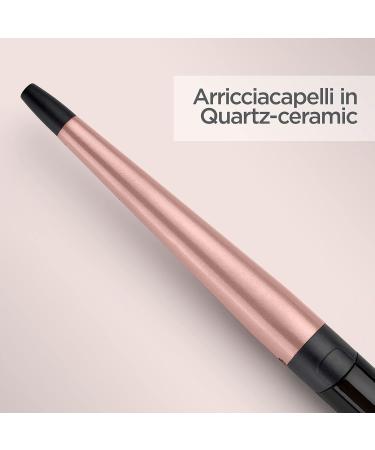 Babyliss Rose Quartz Conical Curling Iron C454E - 13-25mm Cone for Natural Curls & Beach Waves - Pink Black - International Shipping - Buy Online on GoSupps.com