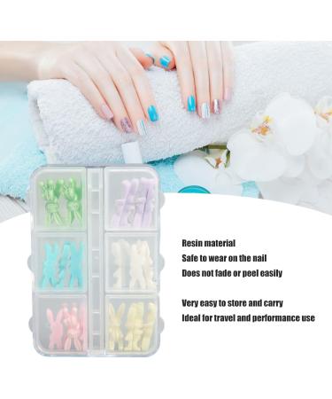 Rabbit Nail Decoration Nail Ornaments Adequate Quantity Safe Resin Multipurpose Beautiful for Nail Salon for Winter - Buy Online on GoSupps.com