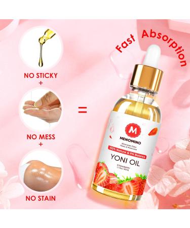 2 Pack Organic Strawberry Yoni Oil for Women - Natural Feminine Deodorant pH Balance & Moisturizer 100% Essential Oil - Odor Eliminator 1 fl oz Each - Buy Online on GoSupps.com