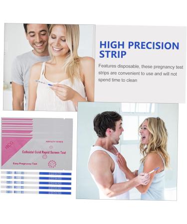 Buy 25 High Precision Pregnancy Test Strips - Accurate Detection Tool for Early Pregnancy Confirmation - International Shipping Available - Buy Online on GoSupps.com