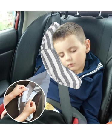 Colexy Car Sleeping Pillow for Children - Neck Support & Safety Belt Shoulder Pad - Gray Car Seat Belt Pillow for Kids - Buy Online on GoSupps.com