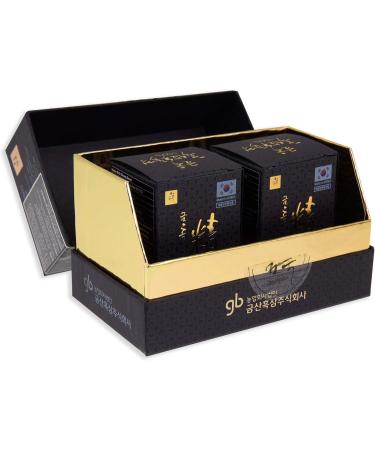 Korean Black Ginsenosides - 2 x 50g 100% Natural Concentrated Extract - 3 Months - High Saponin Content 80 mg/g - Ginsenosides Rg1 Rb1 Rg3 6 mg/g. Reinforced with Ginsenosisides Rg3 Rg5 and Rk1 - Buy Online on GoSupps.com