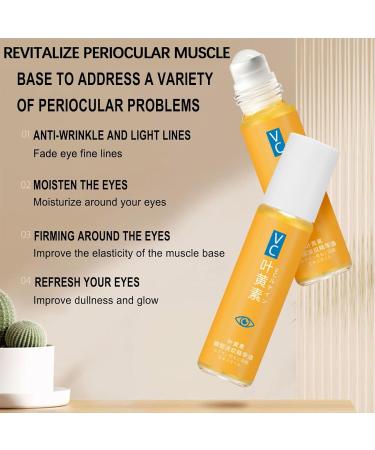 Lutein Eye Essence Oil Lutein Anti-Falten S rum l Anti Rides Vitamin C Augens rum Contre les rides Cernes Soin des Yeux pour toutes les peaux (2 pi ces) 4 ml (Lot de 2) - Buy Online on GoSupps.com