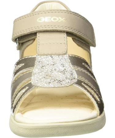Geox Baby Girls' B Sandal Alul B - Beige Platinum | Size 7 UK - Buy Online on GoSupps.com