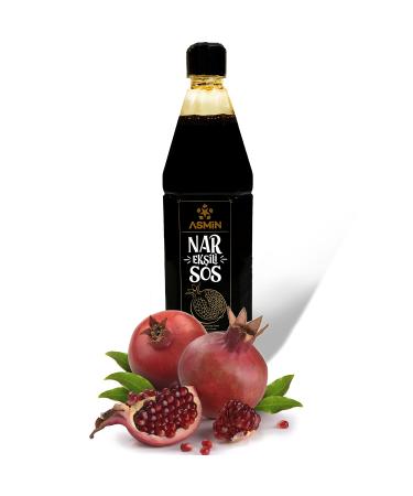 Pergamo pomegranate syrup sauce 1000g - pomegranate syrup pomegranate (Nar Eksisi) from ASMIN 100% vegan and of course pomegranate syrup salad dressing pomegranate concentrate (1 piece)