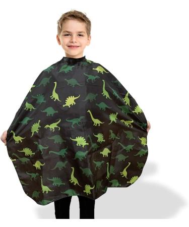 Kids Barber Cape for Boys - Adjustable Hair Cutting Cape for Toddlers & Boys Dinosaur Design for Home & Salon - Buy Online on GoSupps.com
