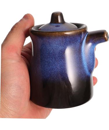Zerodeko Vinegar Pot Soy Sauce Jar Ceramic Soy Sauce Dispenser Oil Pourer Decanter Sauce Bottle Shoyu Dispenser Ceramic Vinegar Bottle Seasoning Bottle Ceramics Storage Bottle Household medium As Shown 2 - Buy Online on GoSupps.com