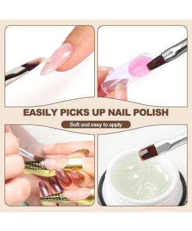 Buy Sularpek 5-Piece Nail Brush Set - UV Gel & Acrylic Nail Art Brushes for Home Nail Design | International Shipping - Buy Online on GoSupps.com