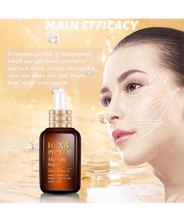 Trendyfave Peptides Serum Hexapeptide Face Serum Brightening Serum Moisturiser Face Anti Aging Peptide Hydrating Serum Repairs Skin Serums Skincare Reduce Fine Lines And Wrinkles - Buy Online on GoSupps.com