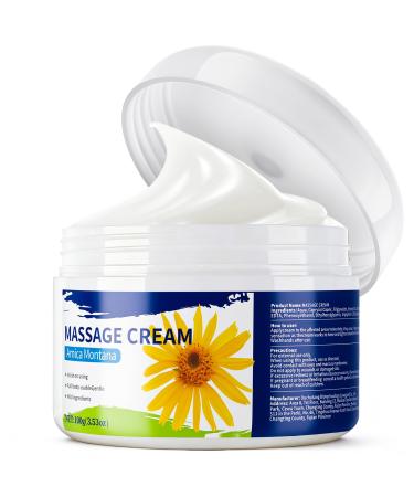 Trihood Arnica Massage Cream for Sore Muscles Deep Tissue Massage Lotion with Natural Botanical Extracts Non-Greasy Muscle Cream for Back Neck & Shoulders Moisturizing Body Massage Creams