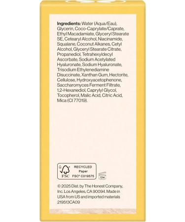 Honest Beauty Get Glowing Bundle | Vitamin C Brightening Serum + Everyday Moisturizer | Improves Skin Tone | Gentle for Sensitive Skin Fragrance Free Vegan | 1 fl oz 1.7 fl oz - Buy Online on GoSupps.com
