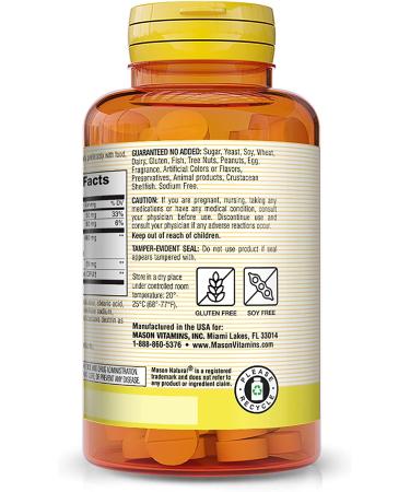 Mason Natural Cranberry Probiotic - Highly Concentrated 60 Tablets | Supports Urinary & Digestive Health - Buy Online on GoSupps.com