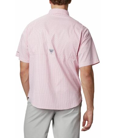 Columbia Men's Super Tamiami SS Shirt - Red Spark Gingham, Size Large - Buy Online on GoSupps.com