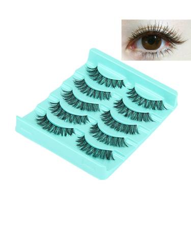 Shop 3D False Eyelashes - 5 Pairs Natural Handmade Magnetic Eyelash Kit Easy Application No Glue Required | International Shipping - Buy Online on GoSupps.com