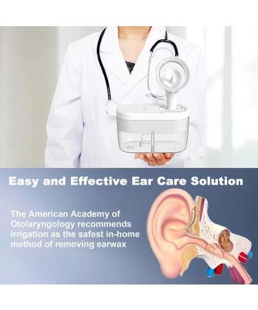 Electric Ear Wax Removal Tool - Safe & Effective Ear Cleaning Kit for Adults | Reusable Ear Washer with Water Powered Irrigation System - Buy Online on GoSupps.com