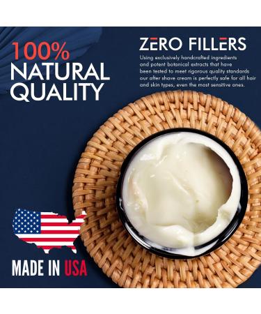Premium Vegan Aftershave Lotion for Men | Natural Balm for Sensitive Skin | Cruelty-Free Moisturizer | Hydrating & Soothing Aftershave | Made in USA - Buy Online on GoSupps.com