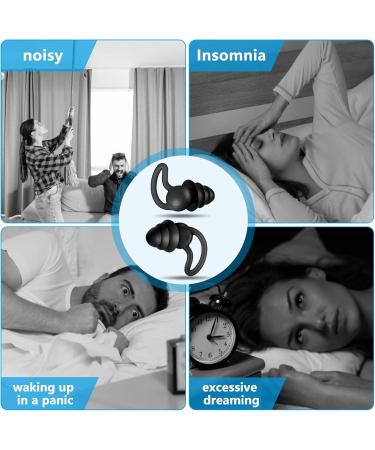 2 Pairs of Ultra Soft Silicone Noise-Reducing Earplugs for Sleeping Work Travel & More - Reusable Earplugs for Ultimate Comfort - Buy Online on GoSupps.com