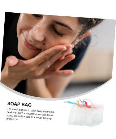  Beatifufu Pack of 10 Compact Lightweight Face and Body Scrub Sachets with Drawstring Closure (Random Style) - Buy Online on GoSupps.com