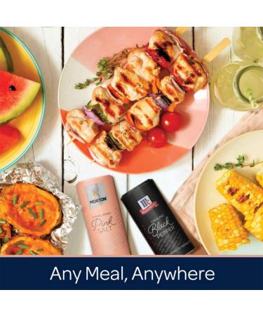 Morton All-Natural Himalayan Pink Salt & McCormick Pepper Shaker Set - 5.25 Ounce (Pack of 1) - Buy Online on GoSupps.com