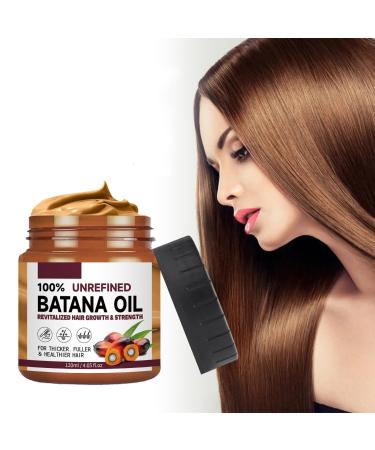 Batana Oil Batana Oil Hair Treat 100% Natural Organic Batana Oil for Healthy Hair Hair Growth Conditioner Hair Smoothing Conditioner For Damage Protective Moisture Recovery (1PC)