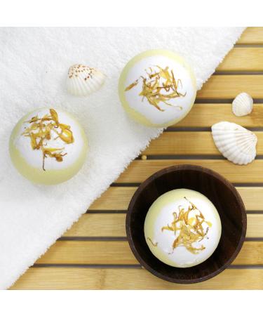 Bath Bomb 150 g - Dried Flowers - Vanilla Scent FRENCH TENDANCE - Buy Online on GoSupps.com