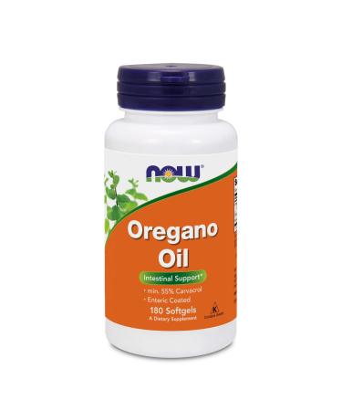 Now Foods Oregano Oil (Minimum 55% Carvacrol)  181mg, 180 Softgels  High Potency Digestive Support Supplement, Promotes Gut Health, Natural Antibiotic - Kosher - 180 Servings - Buy Online on GoSupps.com