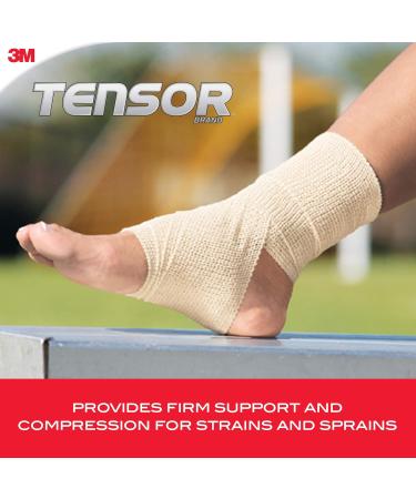 Tensor Elastic Bandage Wrap 3-Inch Beige with Clips 3 in - Buy Online on GoSupps.com
