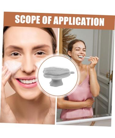 Ipetboom Face Brush Shower Brush for Body Cleansing Facial Brush Silicone Facial Brush Cleansing Exfoliator Face Scrubber Brush Silicone Brush Man Silica Gel Cleaning Brush - Buy Online on GoSupps.com