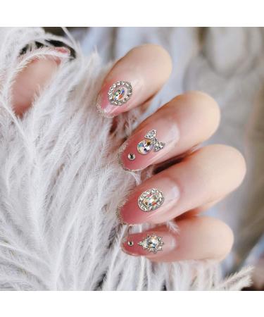 48pcs Nail Crystal AB Rhinestones for 3D Nails Art Decoration - 24 Shapes - Buy Online on GoSupps.com