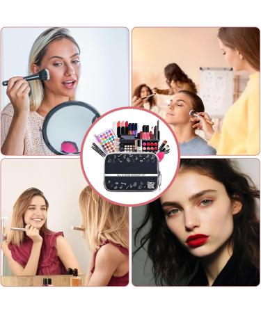 Complete Makeup Kit | Women's Travel Makeup Kit | Travel kit with makeup bag for teens women girls includes eyeshadow lipstick blush - Buy Online on GoSupps.com