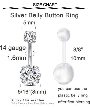 QWALIT Belly Button Piercing Kit Complete Body Piercing Kits with 3-Piece Belly Piercing Gun for All Piercings International Shipping Available - Buy Online on GoSupps.com