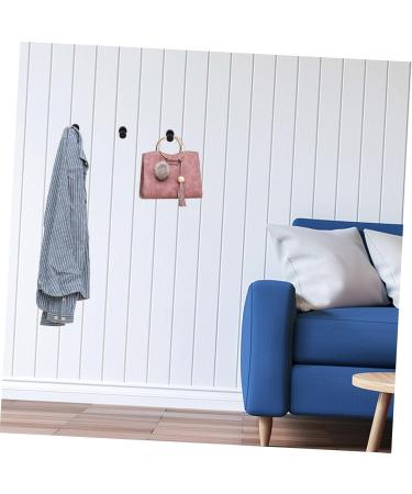 STOBAZA Clothes Rack 6 Pcs Bathroom Towel Hook Multi Purpose Hanger Kitchen Towel Brass Wall Hooks Key Hook Bath Towel 3X1.8X1.8CMx3pcs Blackx3pcs - Buy Online on GoSupps.com