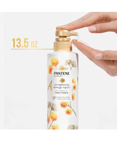 Pantene Conditioner with Castor Oil Sulfate Free Nutrient Blends Fortifying Damage Repair 400 mL White and Yellow - Buy Online on GoSupps.com