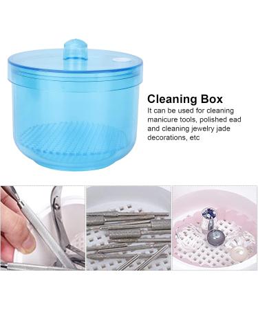 Portable Nail Cleaning Box Plastic Material Easy to Use Small Size for Travel (Blue) - Buy Online on GoSupps.com