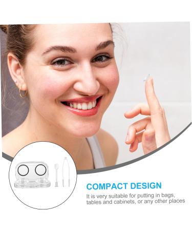 Gleavi Mirror 2 Sets - 8-Part Transparent Glasses Case & Portable Eye Care Container for Travel - Buy Online on GoSupps.com