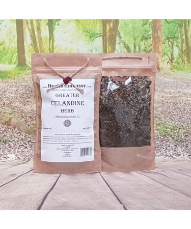 Greater Celandine Herb Tea | Chelidonium Majus L | Grande Ch lidoine Herbe Tisane | Health Embassy (100g) 100 g (Pack of 1) - Buy Online on GoSupps.com