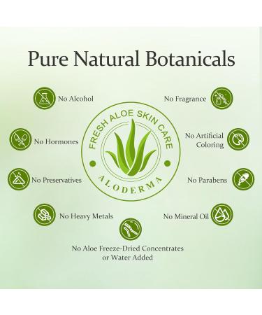 Aloderma Essential Aloe Brightening Skin Care Set - 5 Pieces - Gel Cleanser x2pcs Toner Cream - Buy Online on GoSupps.com