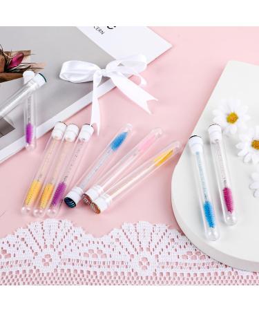 20 Pcs Disposable Mascara Wands Set - Eyelash Extensions & Eyebrow Brush - Diamond Spoolies with Empty Tubes - Makeup Tool in Mixed Colors - Buy Online on GoSupps.com
