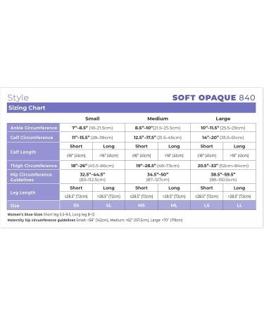 Buy SIGVARIS Women's Soft Opaque 840 Closed Toe Calf-High Socks 15-20mmHg | International Shipping Available - Buy Online on GoSupps.com