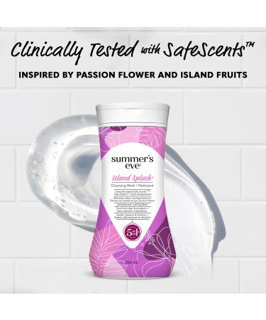 Summer's Eve Cleansing Wash Island Splash Scent 266ml Island Splash 266 ml (Pack of 1) - Buy Online on GoSupps.com