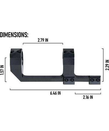 Monstrum Ultra Series 30mm Precision Offset Picatinny Scope Mount | 0 MOA - Buy Online on GoSupps.com