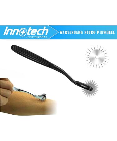 Nervenrad Needle Wheel Nerve Wheel According to Wartenberg Needle Roller 1 Wheel Roll Rust- (1 Wheel Black) 1 rad Black - Buy Online on GoSupps.com