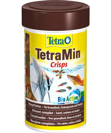 Tetramine crisps - fish feed for all tropical decorative fish with high nutritional value and minimal water load 100 ml crisp 100 ml (1 Series pack)