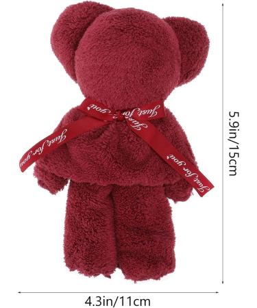 Veemoon Adorable Bear Shaped Towel Set - Decorative Washcloth for Face Washing - Buy Online on GoSupps.com