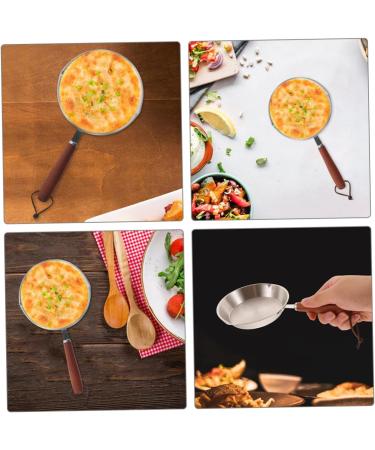 TOPBATHY 3pcs Stainless Steel Mini Pot Stir Fry Wok Non-Stick Pan Nonstick Breakfast Pan Fry Pan Cooking Wok Pans Stainless Steel Saucepan Pancake Pan Flat Pan Nonstick Vegetable Pot Steak - Buy Online on GoSupps.com