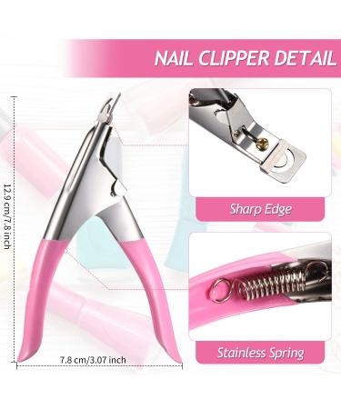 6 Bottle 0.07 oz Nail Glue with 500 Pieces Oval French Acrylic Style Fake Nails Tips Nail Tip Extension Glue False Nail Adhesive Glue with Double Sided Nail File and False Nail Clipper - Buy Online on GoSupps.com