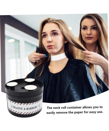 Generic Barber Neck Strips Dispenser Multipurpose Neck Paper Dispenser Haircut Clipping Plastic Box Neck Protection Paper Box for Hair Salon Barber Accessories - Buy Online on GoSupps.com